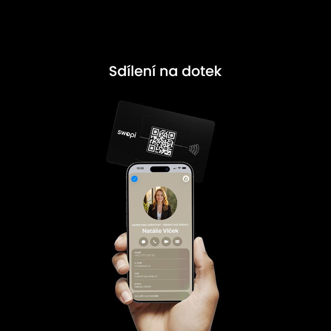 Swopi Vizitka z Nerezové Oceli